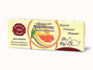 №2 Мармелад натуральный "Грейпфрут" 140г в Новозыбкове
