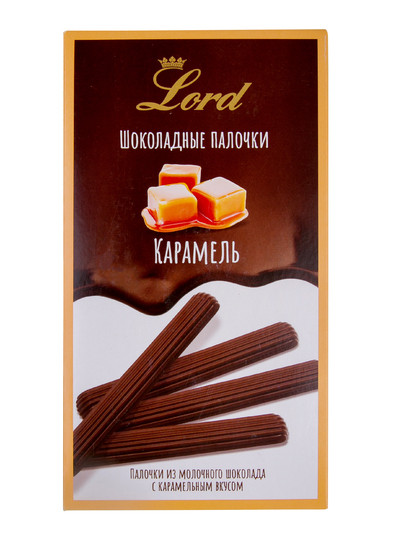  TM LORD Палочки из молочного шоколада с карамельным вкусом, 80 гр в Новозыбкове