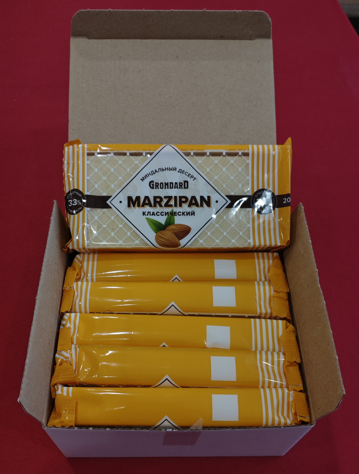  TM Grondard      (11133) Марципан 33%, (блок 6 шт по 200г)             в Новозыбкове