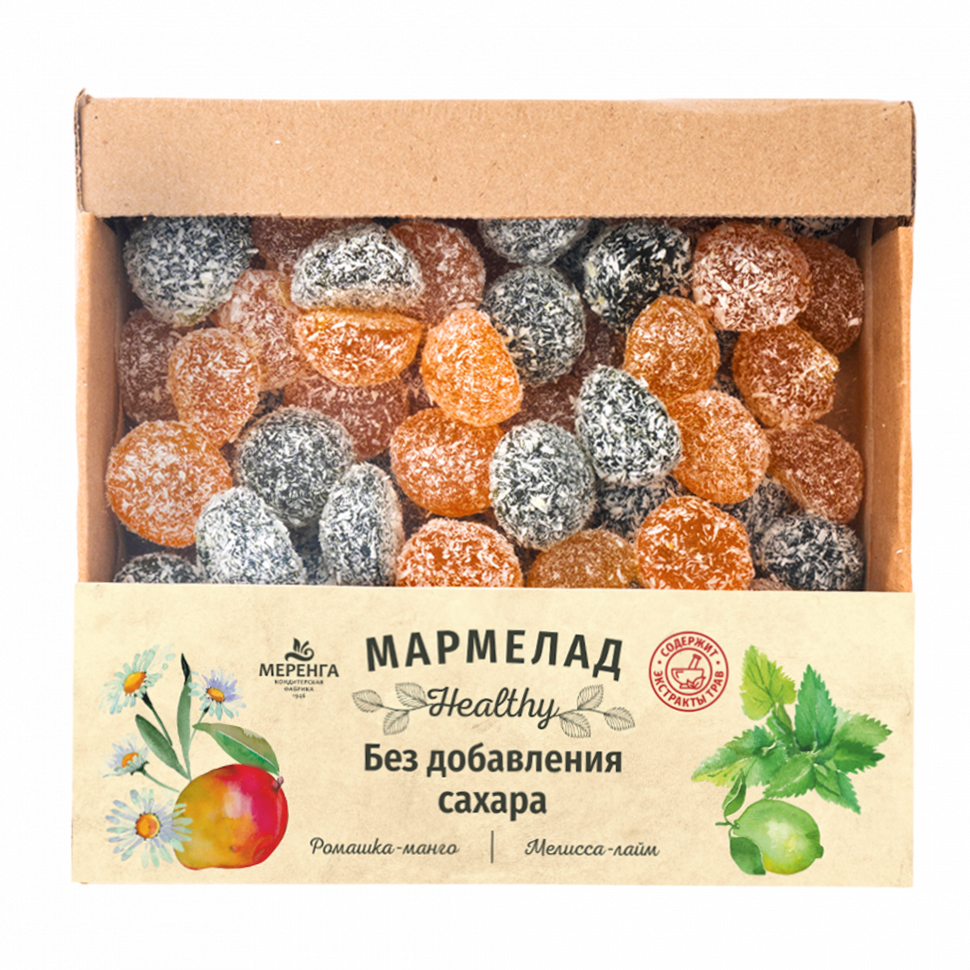  Меренга Мармелад в кокосовой обсыпке Ромашка+Мелисса , 800г     в Новозыбкове